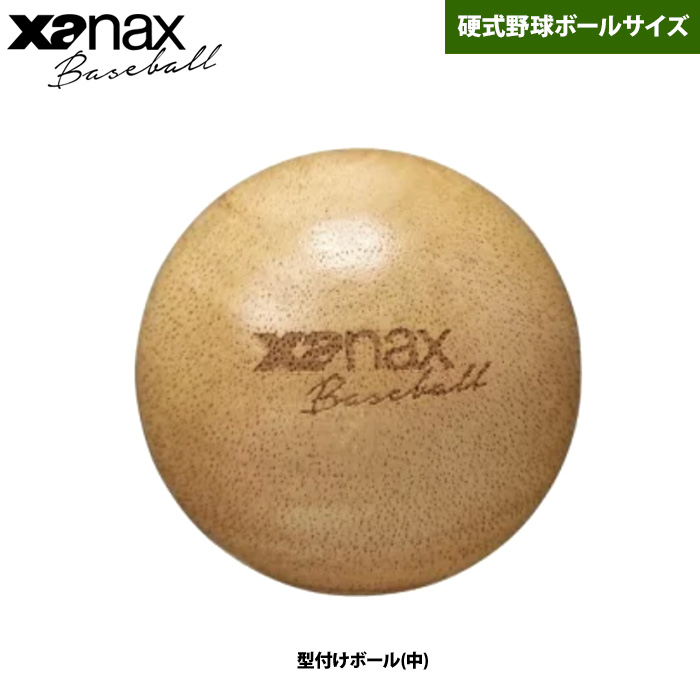 即日出荷 ザナックス 型付けボール(中) 硬式野球ボールサイズ 木製 BGF40 xan24ss