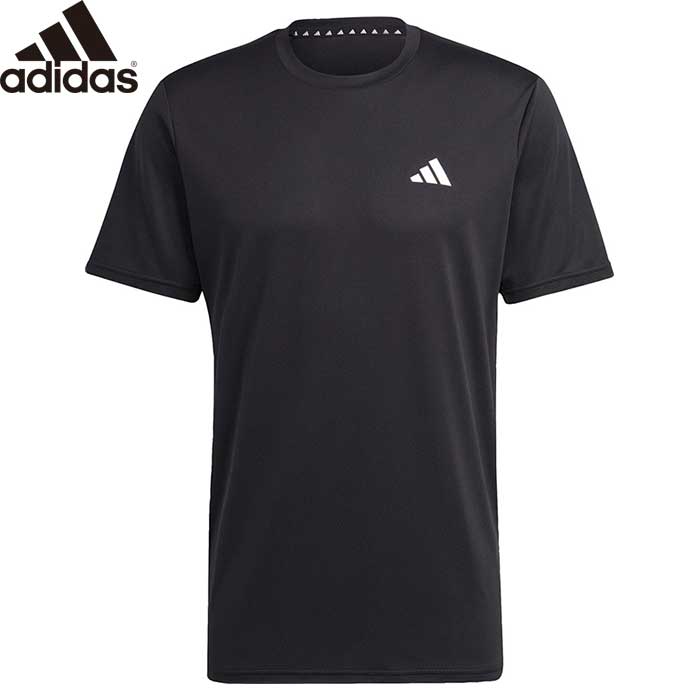 adidas アディダス Tシャツ トレーニング M TR-ES BASE Tシャツ ブラック NQE20 IC7428 adi23ss