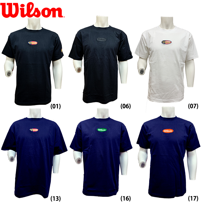 即日出荷 限定 ウイルソン Tシャツ 6oz 肉厚 パーカーデザイン連動 WB60294 wil23fw