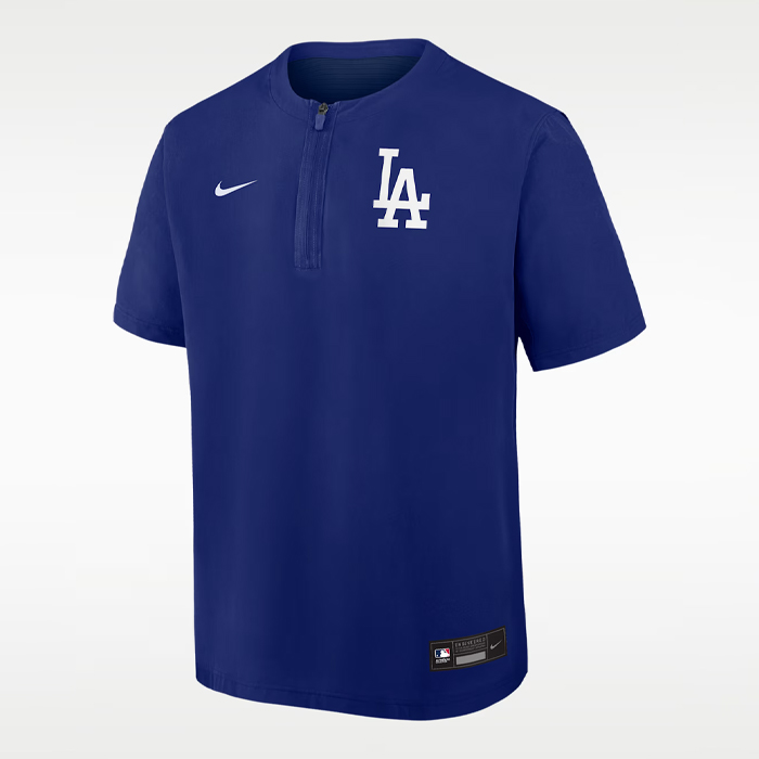 即日出荷 NIKE ロサンゼルス・ドジャース 半袖ウィンドシャツ ハーフ