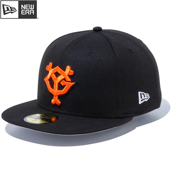 即日出荷 newera ニューエラ キャップ 59FIFTY NPB オンフィールド 読売ジャイアンツ ホーム 巨人 ブラック×ラストオレンジ 12837503 era21ss 202104-new