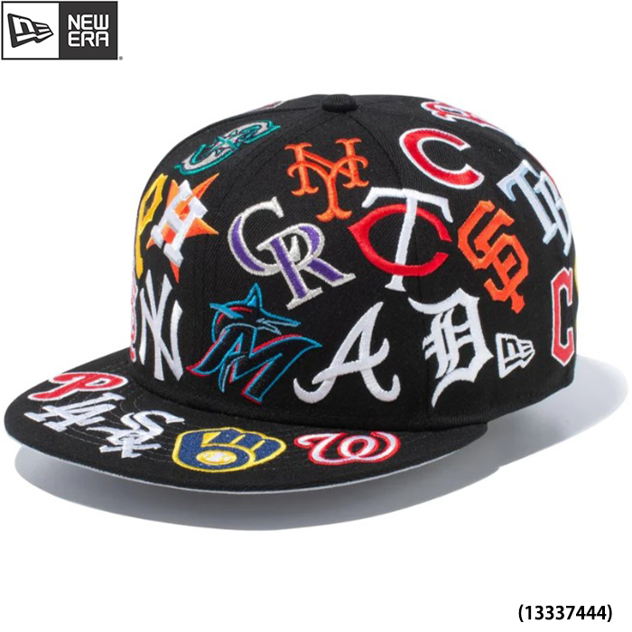 即日出荷 newera ニューエラ ベースボールキャップ アジャスター 9FIFTY Team Logo Allover チームロゴオールオーバー MLB 13337444 era22fw