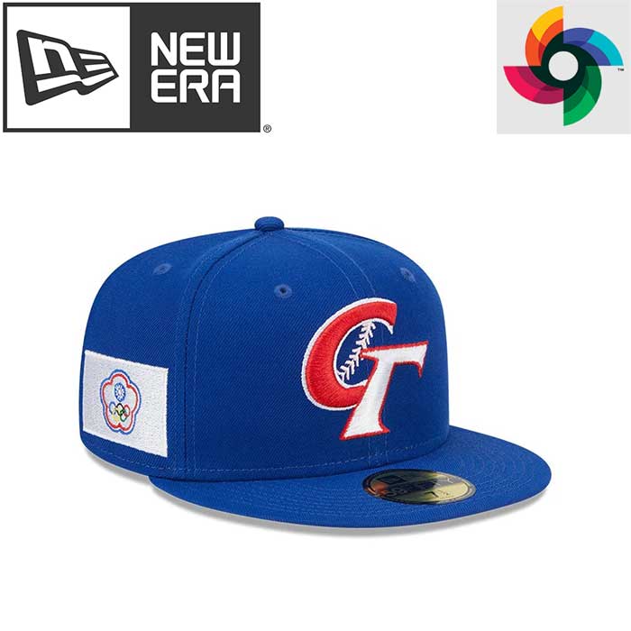 即日出荷 超限定 newera ニューエラ キャップ 野球帽 59FIFTY 2023 WBC チャイニーズ・タイペイ ブルー グレーアンダーバイザー 13555077 wbc2023 era23ss