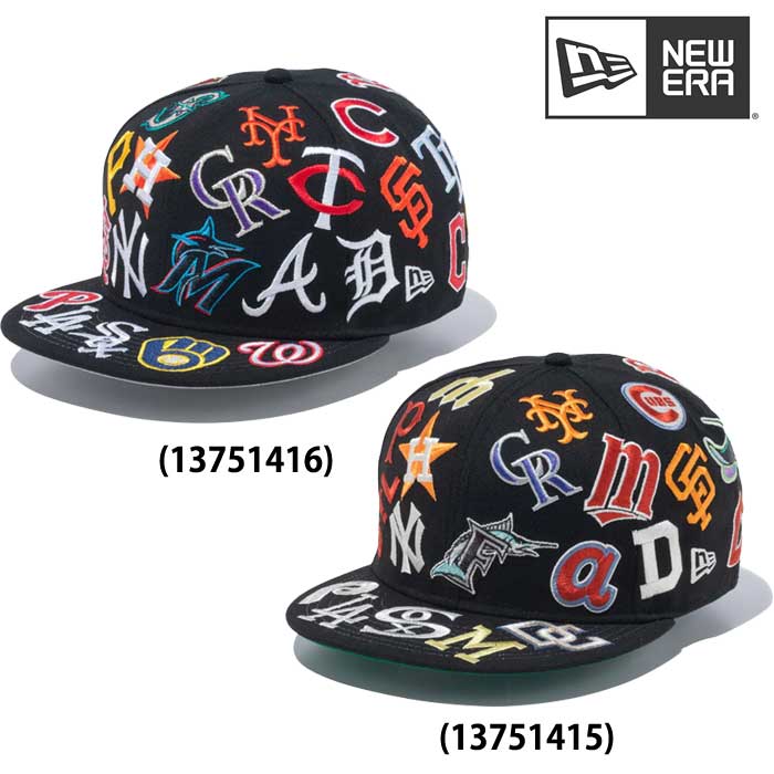 即日出荷 newera ニューエラ ベースボールキャップ アジャスター 9FIFTY Team Logo Allover MLB チームロゴオールオーバー MLB 13751416 era23fw