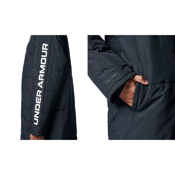 即日出荷 アンダーアーマー ベンチコート UAロゴ ロングコート 1388242