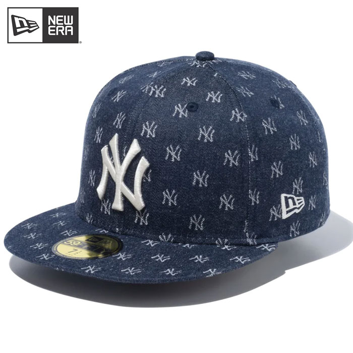 即日出荷 限定 newera ニューエラ キャップ 野球帽 59FIFTY MLB Jacquard ニューヨーク・ヤンキース ネイビー×クローム 14109887 era24ss