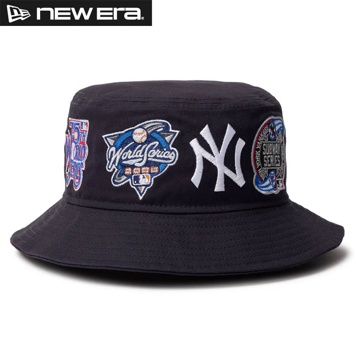 即日出荷 NEW ERA ニューエラ ハット バケット01 MLB Many Patch