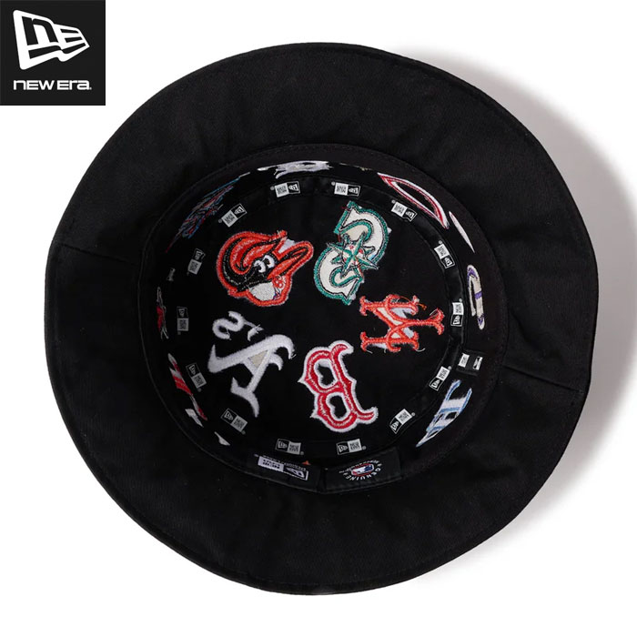 即日出荷 NEW ERA ニューエラ ハット バケット01 メジャーロゴ 刺繍