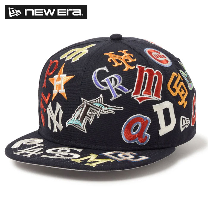 即日出荷 限定 NEW ERA ニューエラ キャップ アジャスター 旧メジャーロゴ 刺繍 9FIFTY Team Logo Allover MLB クーパーズタウン 14667799 era25fw 即日出荷 限定 NEW ERA ニューエラ キャップ アジャスター 旧メジャー