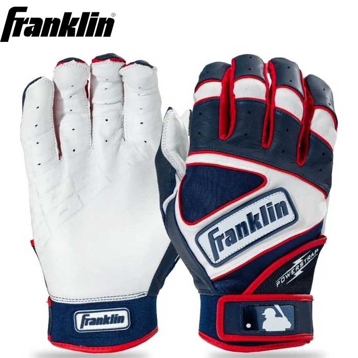 即日出荷 限定 フランクリン 野球用 バッティング手袋 パワーストラップ 天然皮革 POWERSTRAP HI-LITE 20474 fra23ss