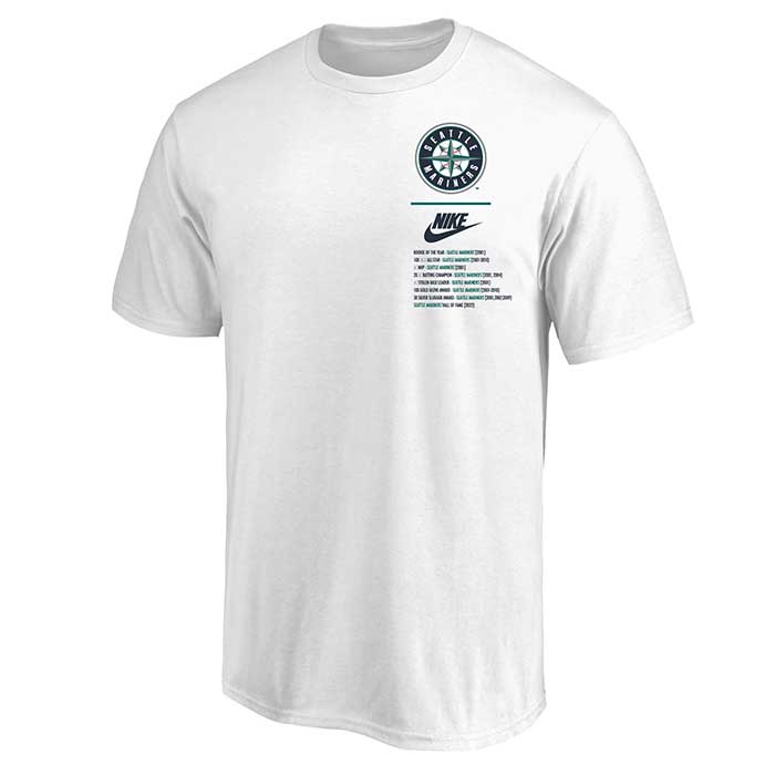 即日出荷 ナイキ NIKE 復刻Tシャツ イチロー Ichiro Suzuki Seattle Mariners Team Legends T-Shirt 722485 nik23fw