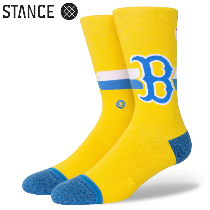 即日出荷 STANCE スタンス カジュアルソックス MLB公認 ボストン・レッドソックス シティコネクト 野球 ベースボール A545A21RED sta24ss