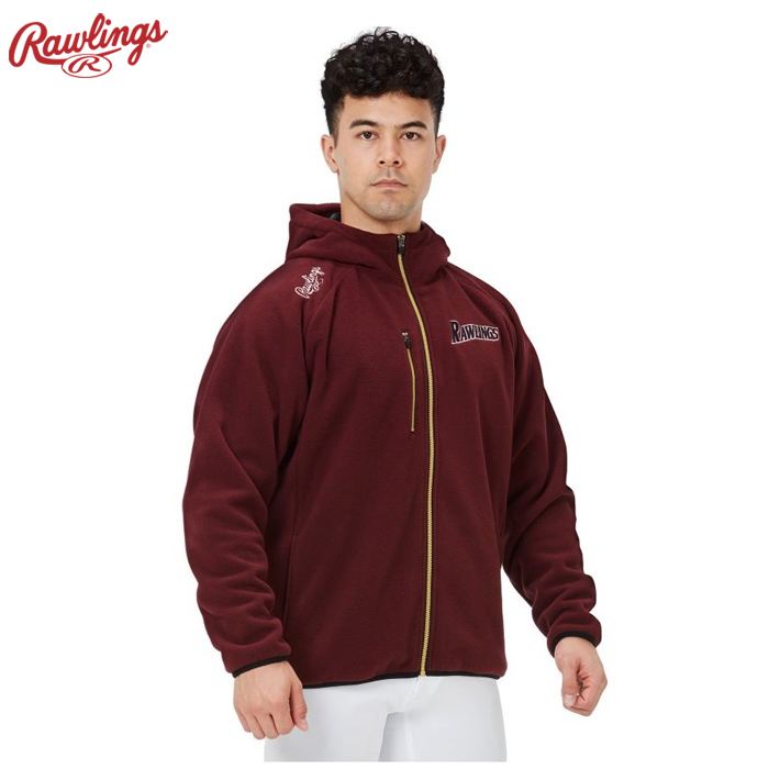 ローリングス 長袖 フリースジャケット フード AOS13S11 raw23ss