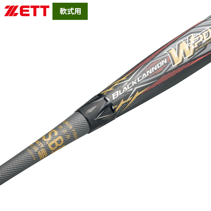 ブラックキャノン／軟式野球／バット 即日出荷 ZETT 軟式バット ブラックキャノン ダブルパワー トップ