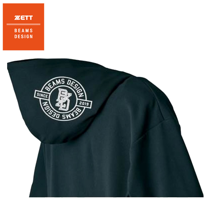 即日出荷 ZETT BEAMS DESIGN 半袖 スウェットパーカー BOS75103