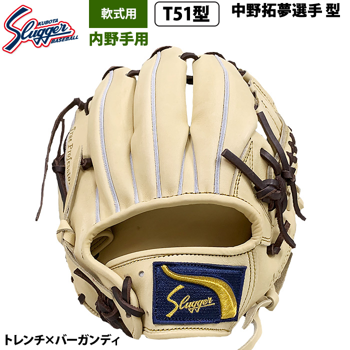 即日出荷 限定 久保田スラッガー 野球 軟式 グラブ 内野手用