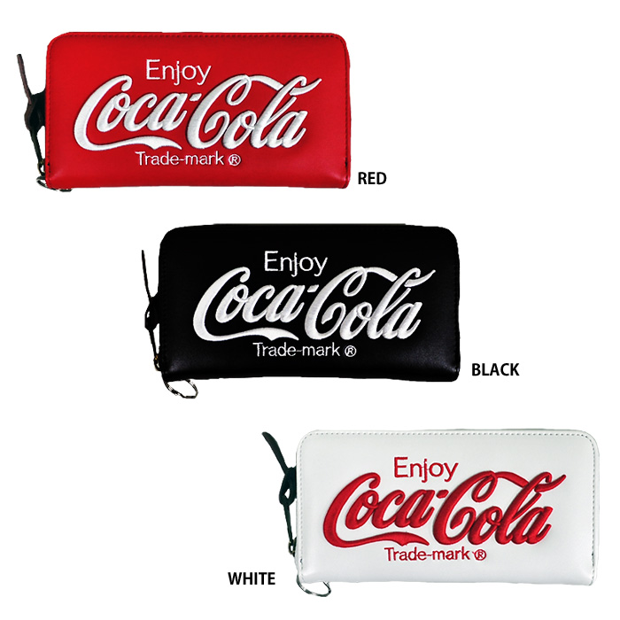 即日出荷 イーカム 長財布 コカ・コーラ Coca-Cola ウォレットチェーン付き COK-WLT02