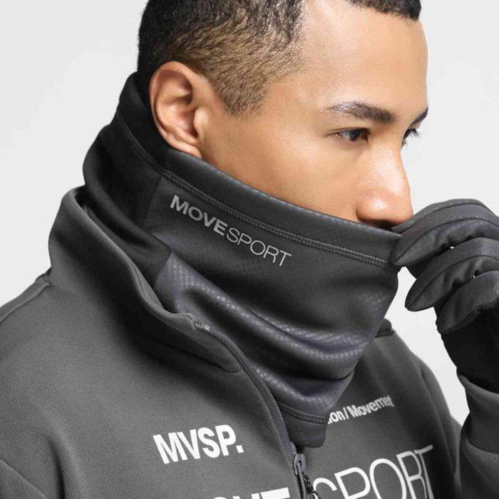 即日出荷 デサント MoveSport 野球 防風 ネックウォーマー ストレッチ