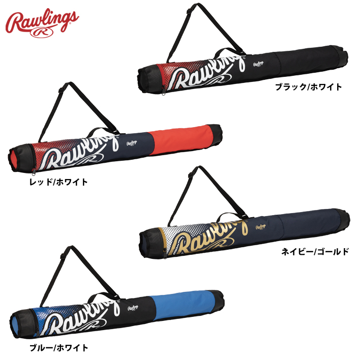 ローリングス(Rawlings) 野球用 バットケース EBC11S01 ブラック シルバー レッド サイズ W92XH8XD8cm