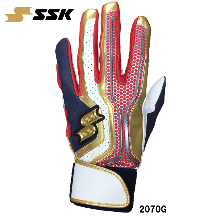 SSK エスエスケイ 野球 バッティング手袋 両手組 洗濯可 プロエッジ