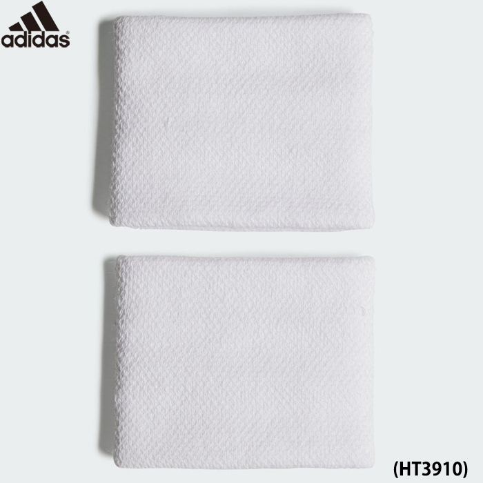 即日出荷 adidas アディダス リストバンド S ホワイト/ブラック ペア 2