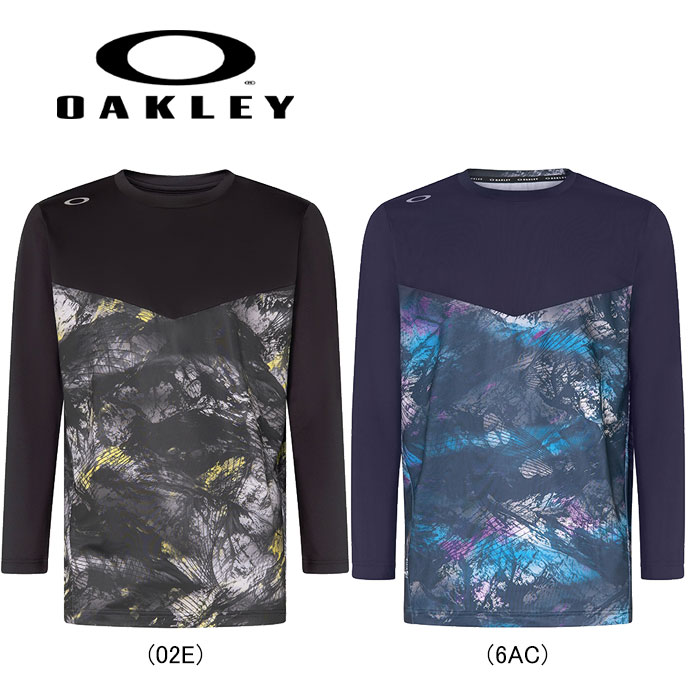 即日出荷 限定 OAKLEY オークリー アンダーシャツ ロングTシャツ 吸汗速乾 伸縮 トレーニング STRIKING UTILITY LS TEE 5.0 FOA406373 oak24ss