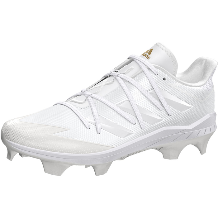 21年春夏モデル adidas アディダス 野球用 ポイントスパイク 白