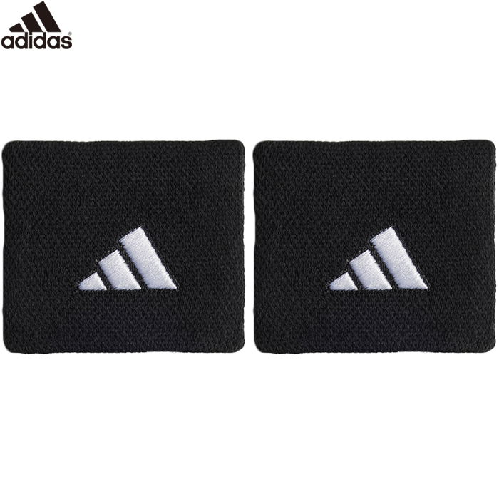 即日出荷 adidas アディダス リストバンド S ブラック/ホワイト ペア 2