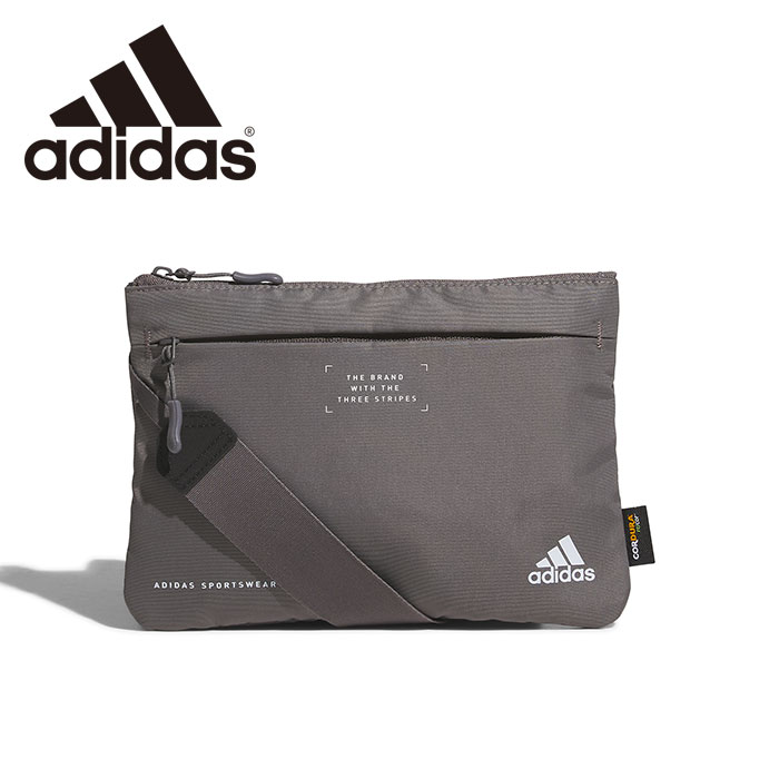 adidas アディダス サコッシュ 限定カラー チャコール ミニショルダー ポーチバッグ JMT56 IM5213 adi24ss