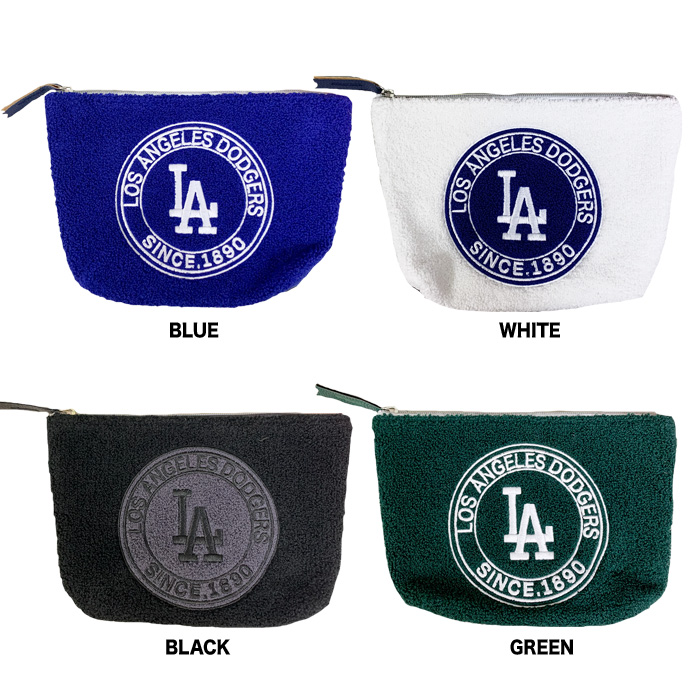 専用ページ　2点　新品New Era LA Dodgers ポーチ 即日出荷 イーカム フラット ポーチ MLB ドジャース LA-PCH03 | 野球