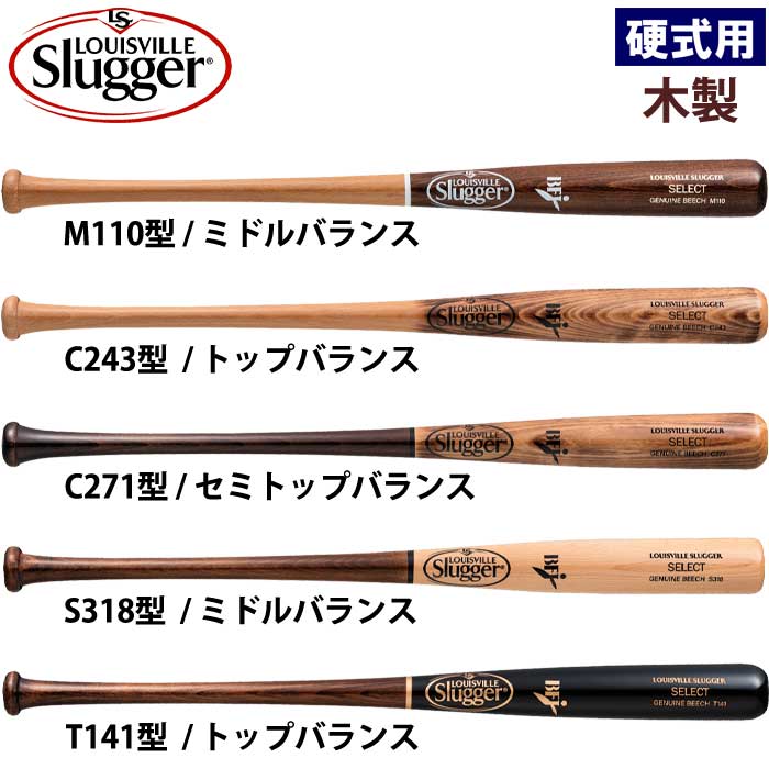 即日出荷 アウトレット ルイスビルスラッガー 野球用 硬式用 木製 バット SELECT GENUINEビーチ ルイビル LJHWGB-BC ls23ss