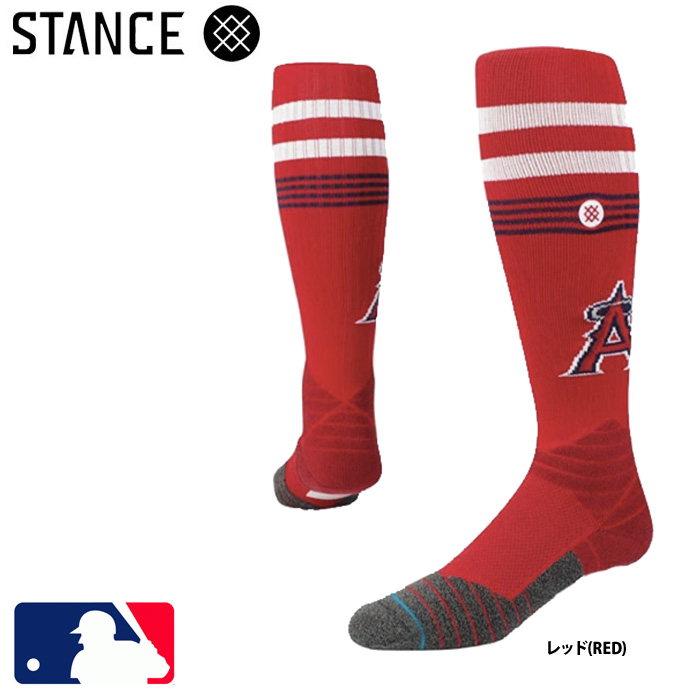 即日出荷 限定 STANCE スタンス 野球用 ソックス エンゼルス チームソックス MLB公認 M75917BANO sta22fw