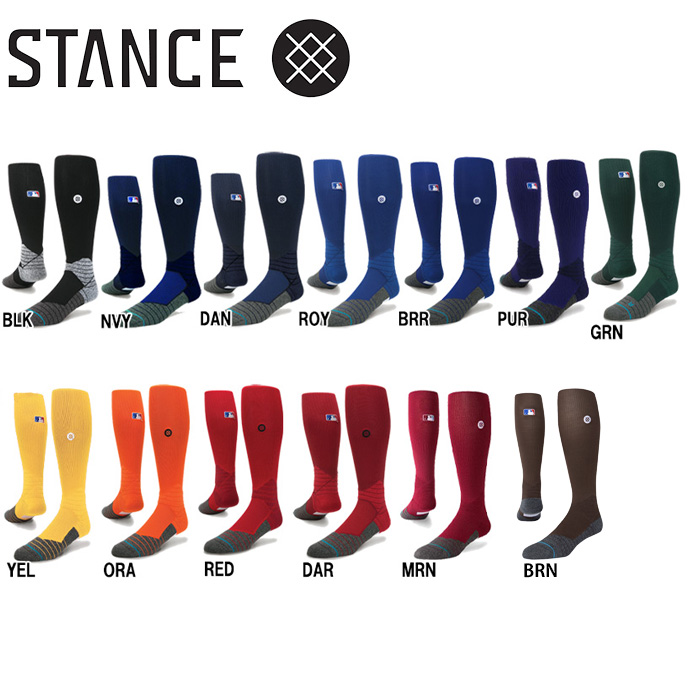 即日出荷 STANCE スタンス 野球 カラーソックス 試合用 MLB公認 メジャー公認 DIAMOND PRO OTC M759C16DIA sta18fw