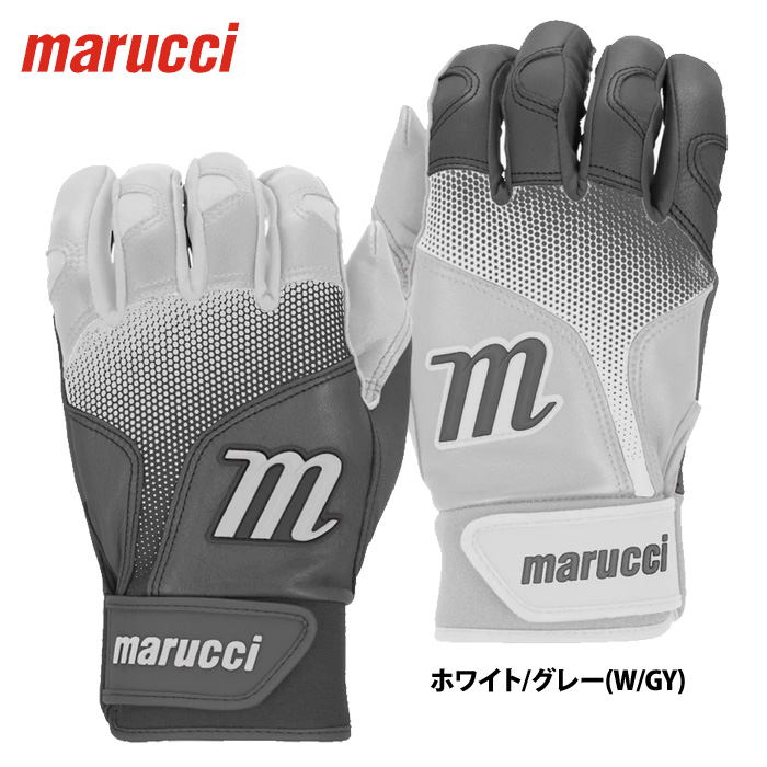 即日出荷 marucci マルチ 野球用 バッティング手袋 天然皮革 両手組