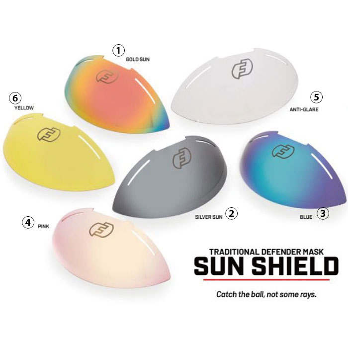 即日出荷 FORCE3 野球用 マスク用サングラス サンシールド TRADITIONAL DEFENDER MASK 捕手用サングラス 審判用サングラス フォーススリー MC-SUNSHILD 即日出荷 FORCE3 野球用 マスク用サングラス サンシールド TRADITIONAL