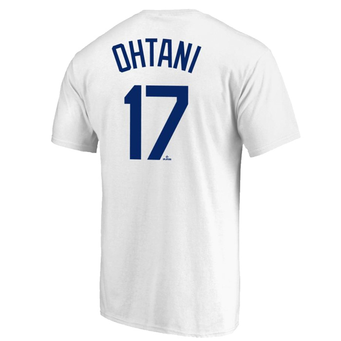NIKEドジャースMLB 17番 Tシャツ 大谷翔平 ロサンゼルス ドジャース Tシャツ 背番号17 ナイキ