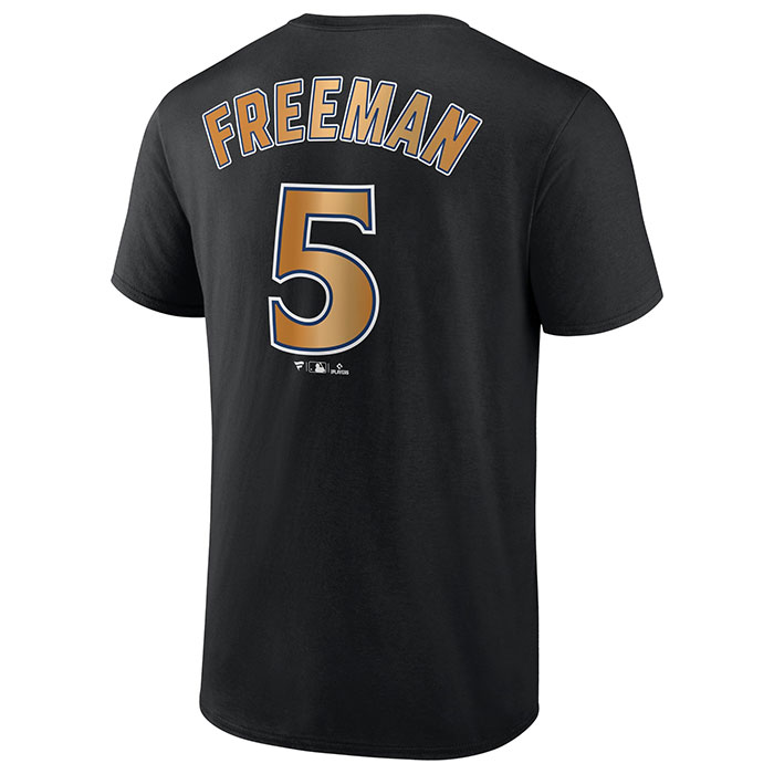 F.フリーマンのLAドジャースブルーTシャツ(MLB公式) 2024モデル
