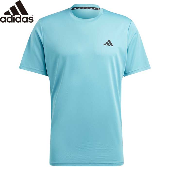 adidas アディダス Tシャツ トレーニング M TR-ES BASE Tシャツ ライトブルー NQE20 IC7431 adi23ss