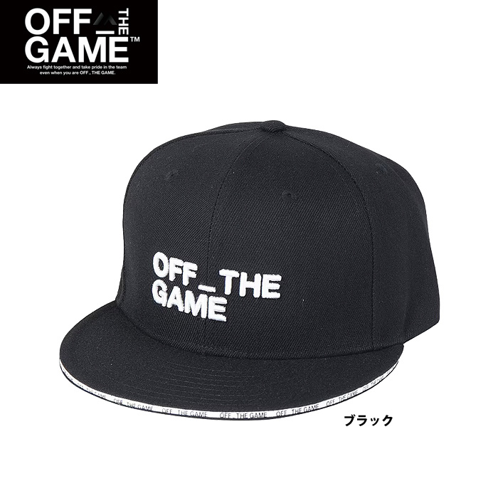 即日出荷 OFF_THE GAME ベースボール キャップ 帽子 フラット