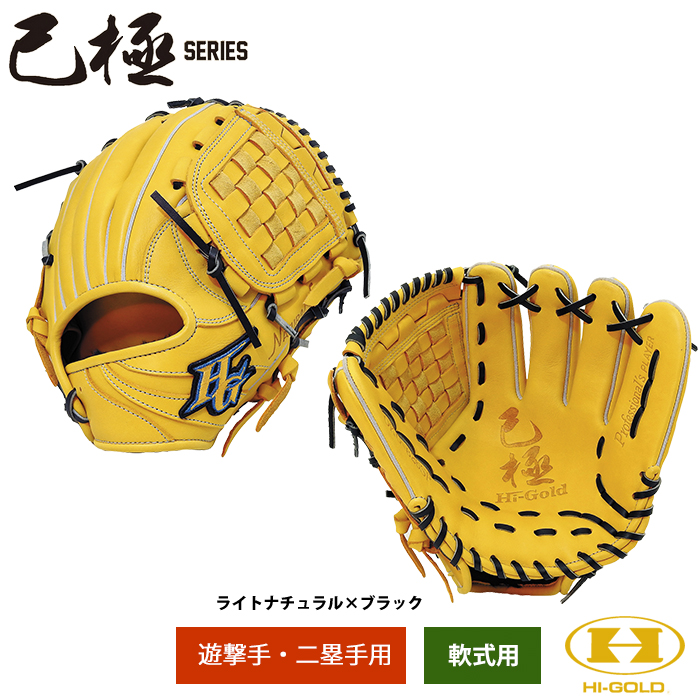 ハイゴールド Hi-Gold 己極 限定軟式グラブ 右投げ用 - www.humanbiolife.com