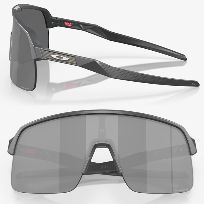 Amazon.com: Oakley Sutro Lite OO9463 946325 39MM Hi Res Matte Carbon/Prizm  Black Shield Sunglasses for Men + BUNDLE Accessory Leash + Designer iWear  