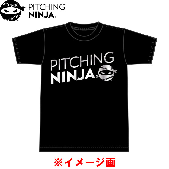 即日出荷 数量限定 ピッチングニンジャ ロゴＴシャツ ブラック PITCHING NINJA PRINT WORD LOGO TEE OT0124SS03 maj24ss