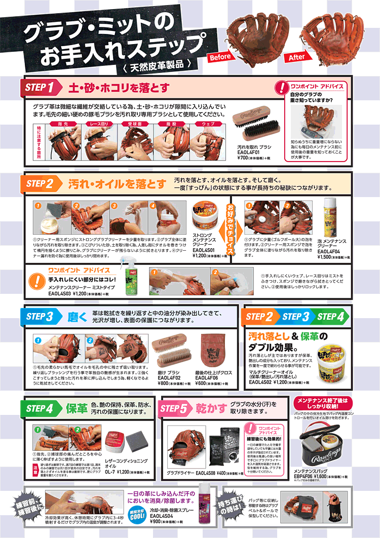 グラブアクセサリー | 野球用品専門店 ベースマン全国に野球用品をお届けするインターネット通販！