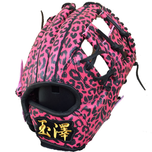 即日出荷 限定 タマザワ Bm オリジナル 軟式 内野手用 グラブ 右投用 ヒョウ柄ピンク グラブ袋付き 野球用品専門店 ベースマン全国に野球用品をお届けするインターネット通販