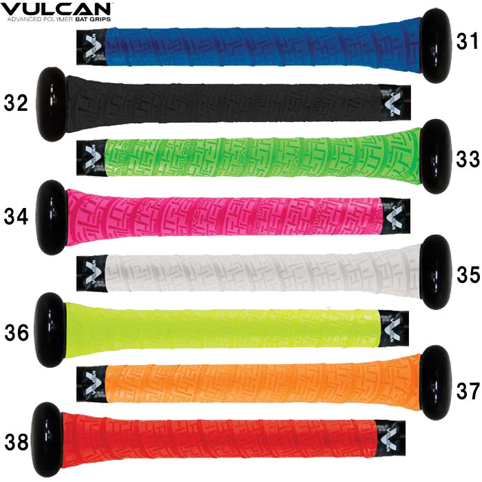 驚きの値段 バルカン 野球 バット用 グリップテープ SOLIDシリーズ 1.0mm 0.5mm VULCAN 大人 一般 軟式 硬式 ソフトボール 