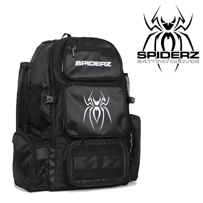 SPIDEZ スパイダーズ 野球用 バックパック 大容量 約50L バット2本 グラブ仕切り フェンスフック SPDZBatPack spi20fw