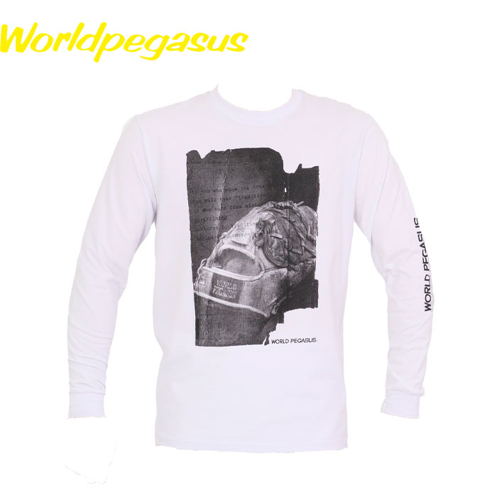ワールドペガサス worldpegasus Tシャツ 長袖 ロングTシャツ ロンT タウンユース コットン WAPTSL103 wp21fw 202108-new