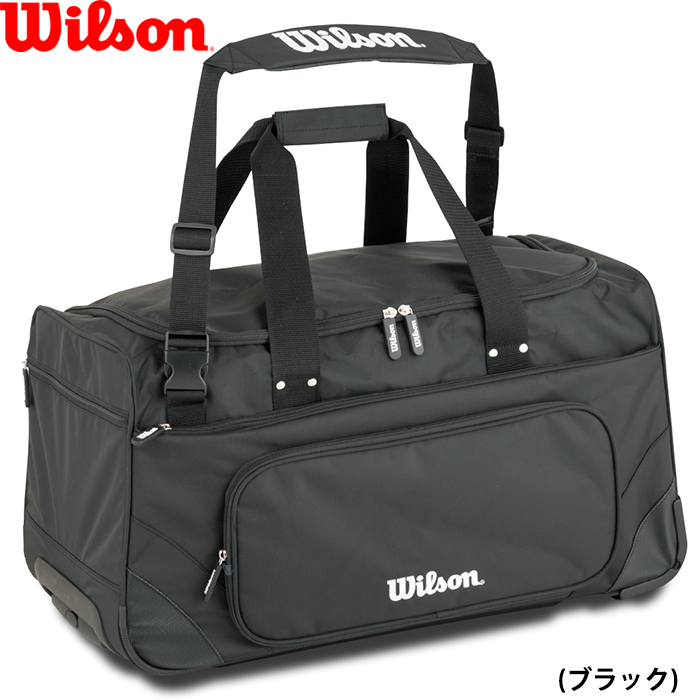 Wilson ウイルソン 野球用 キャスターバッグ 約80L キャリーバッグ ホイールバッグ キャッチャー防具 審判 アンパイア WB5751701 wil24ss