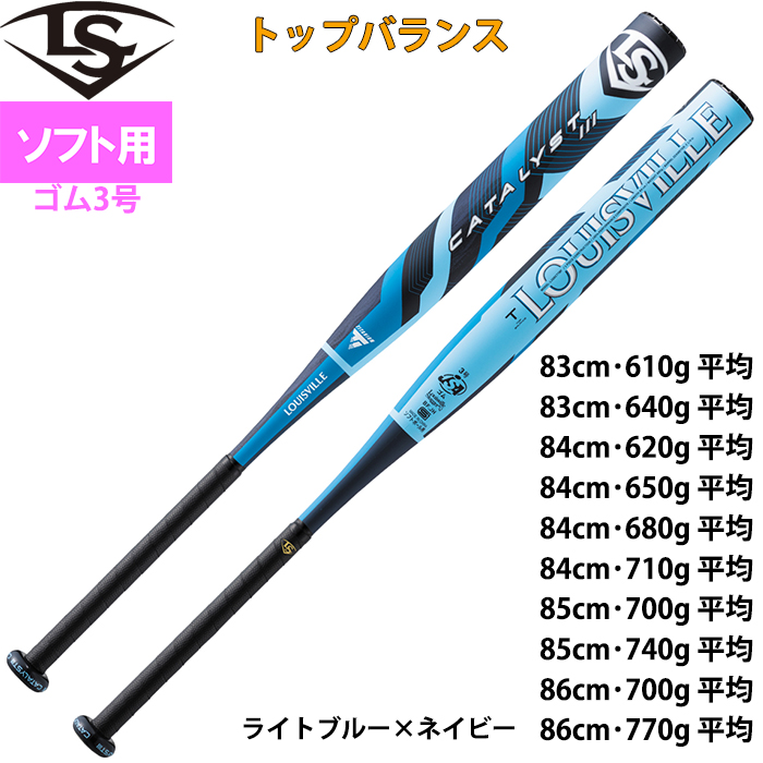 硬式バットと軟式バット ゼット ZETT ゴーダLZ GODA LZ 軟式用金属製バット 一般 82cm 83cm