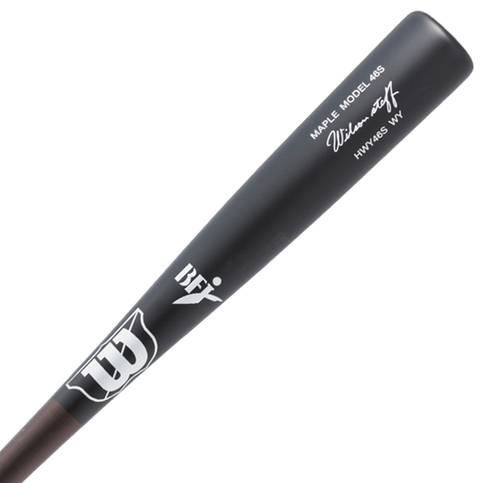 即日出荷 限定 wilson 野球用 硬式用木製バット 高密度 細径 46S